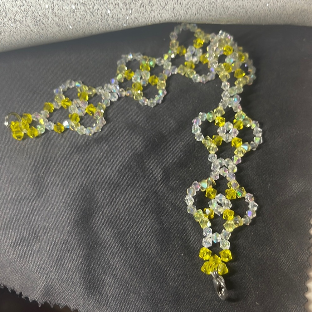 Handmade crystal bracelet